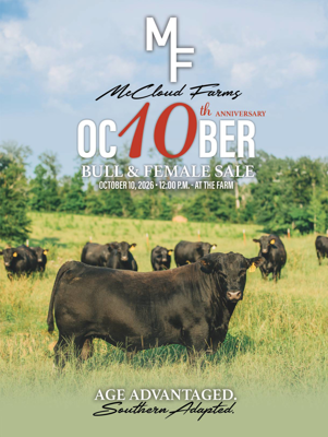 McCloud Farms Production Sale ad