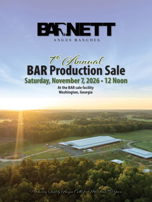 Barnett Angus Ranches Production Sale Book